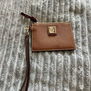 Dooney & Bourke Tan Leather Wristlet